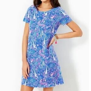 Lilly Pulitzer Cody Dress About Time Boca Blue Small Like New